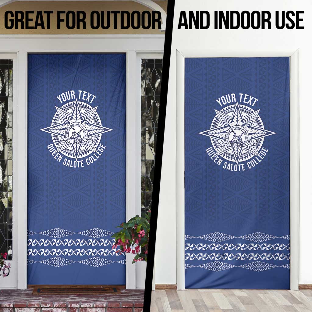 Queen Salote College 100 Years Anniversary Personalized Door Cover Tonga QSC Royal Blue - Polynesian Pride