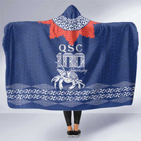 Queen Salote College 100 Years Anniversary Hooded Blanket Tonga QSC Royal Blue LT7 One Size Royal Blue - Polynesian Pride