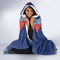 Queen Salote College 100 Years Anniversary Hooded Blanket Tonga QSC Royal Blue LT7 - Polynesian Pride