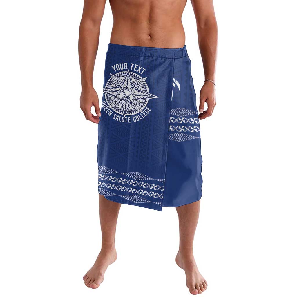 Queen Salote College 100 Years Anniversary Personalized Lavalava Tonga QSC Royal Blue - Polynesian Pride
