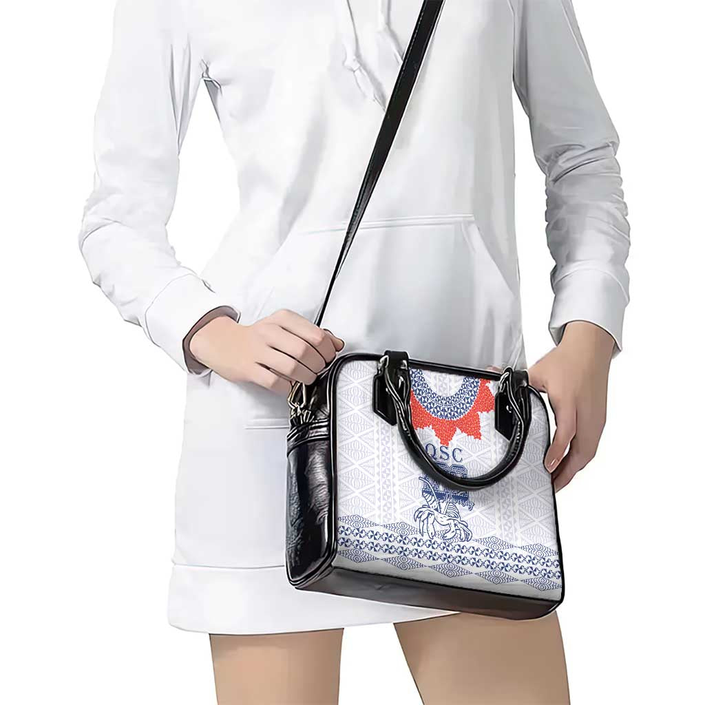 Queen Salote College 100 Years Anniversary Shoulder Handbag Tonga QSC White - Polynesian Pride