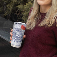 Queen Salote College 100 Years Anniversary Personalized Tumbler Cup Tonga QSC White - Polynesian Pride