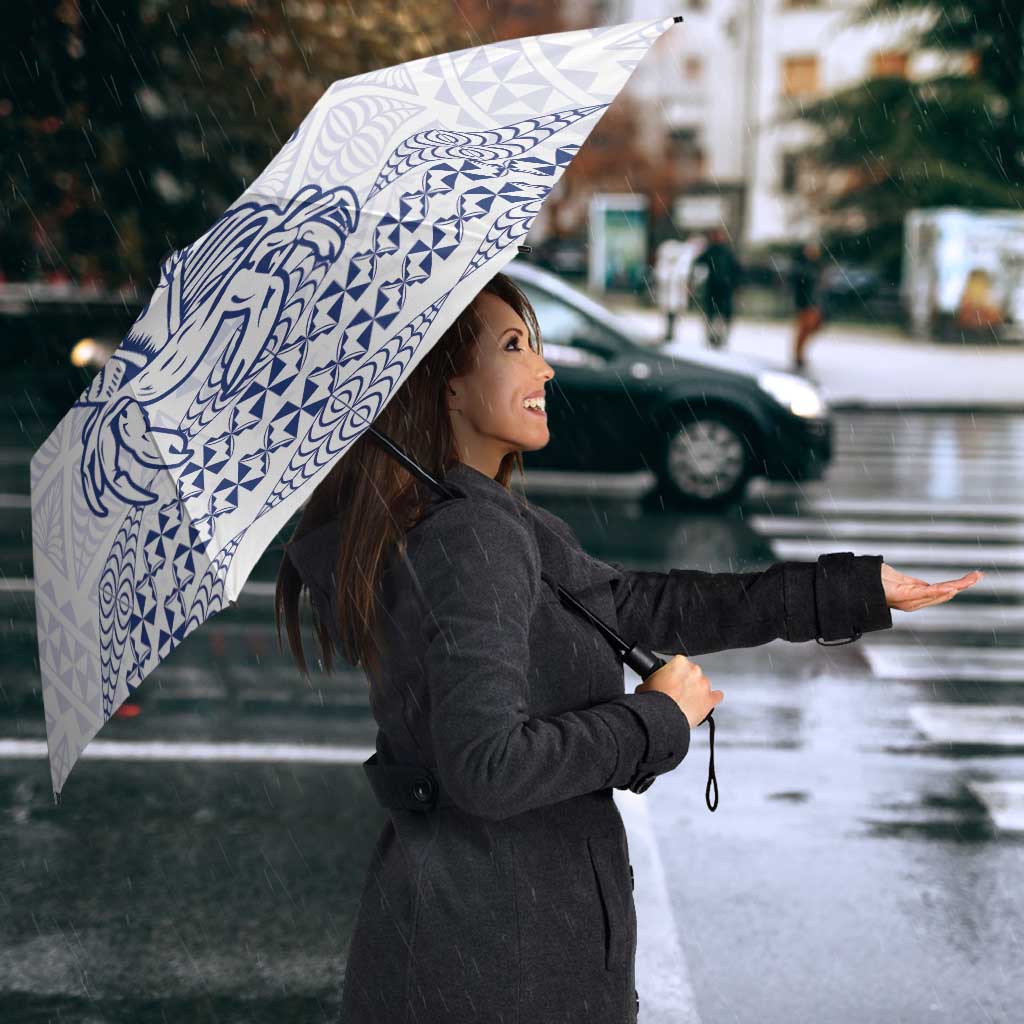 Queen Salote College 100 Years Anniversary Umbrella Tonga QSC White - Polynesian Pride
