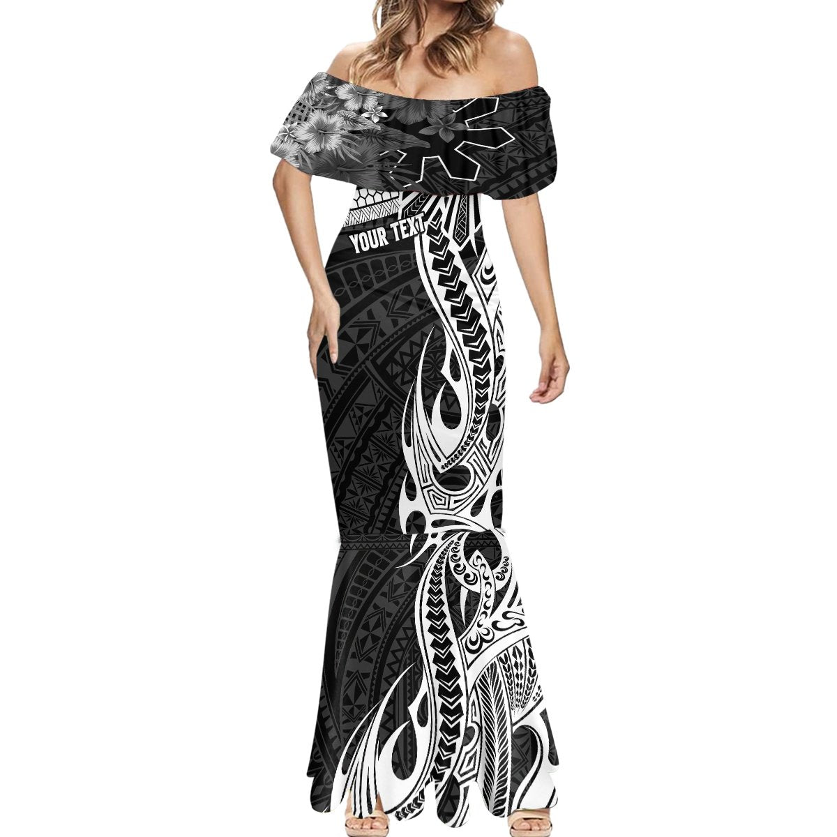 Personalised Philippines Mermaid Dress Tribal Sun LT7 - Polynesian Pride