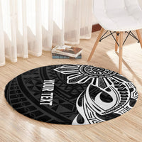 Personalised Philippines Round Carpet Tribal Sun LT7 - Polynesian Pride