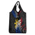 Personalised Philippines Tribal Grocery Bag Mix Plumeria - Flag Colors