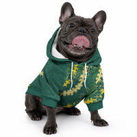 Hawaii Puakenikeni - Maile Lei Pet Hoodie Sage Green LT7 - Polynesian Pride