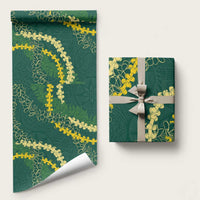 Hawaii Puakenikeni - Maile Lei Wrapping Paper Sage Green