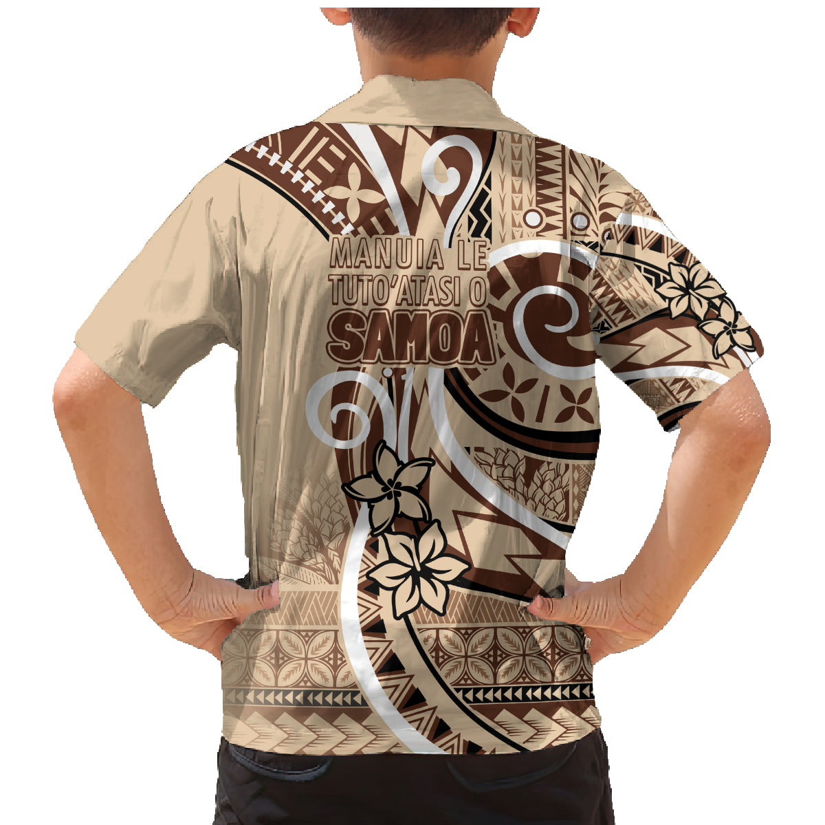 Samoa Siapo Classic Motif Family Matching Mermaid Dress and Hawaiian Shirt Manuia le tutoatasi o Samoa Independence LT7 - Polynesian Pride
