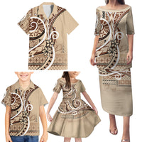 Samoa Siapo Classic Motif Family Matching Puletasi and Hawaiian Shirt Manuia le tutoatasi o Samoa Independence LT7 - Polynesian Pride