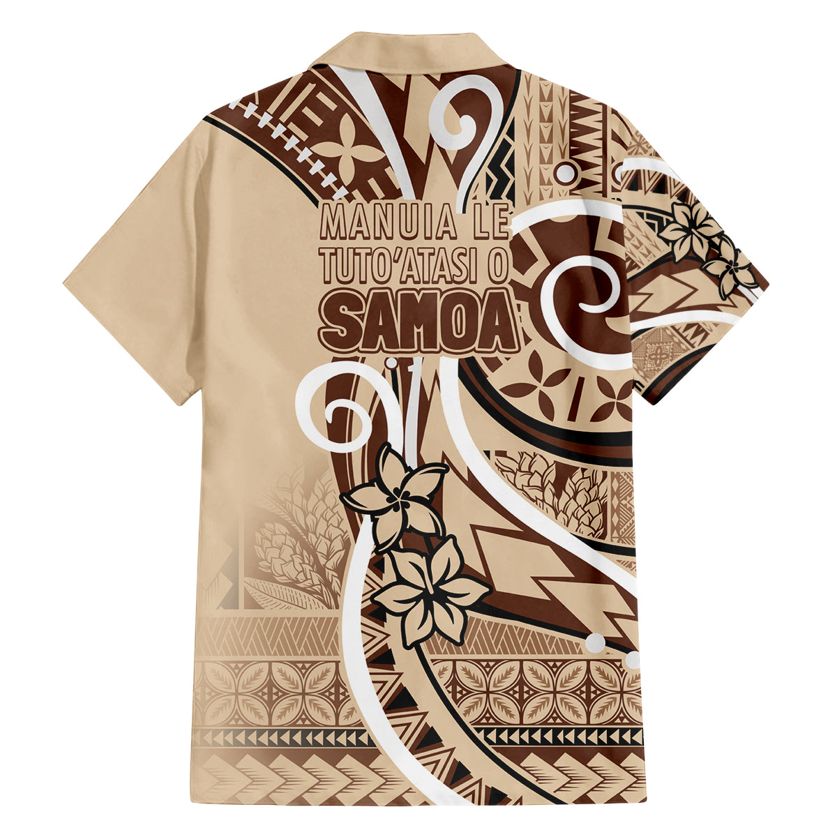 Samoa Siapo Classic Motif Family Matching Summer Maxi Dress and Hawaiian Shirt Manuia le tutoatasi o Samoa Independence LT7 - Polynesian Pride
