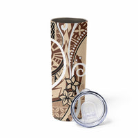 Samoa Siapo Classic Motif Skinny Tumbler Manuia le tutoatasi o Samoa Independence