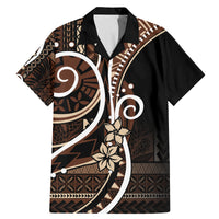 Samoa Siapo Classic Motif Family Matching Mermaid Dress and Hawaiian Shirt Manuia le tutoatasi o Samoa Independence Black Style LT7 Dad's Shirt - Short Sleeve Black - Polynesian Pride