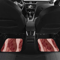 Polynesian Tribal Pattern Patchwork Picturesque Car Mats Crimson