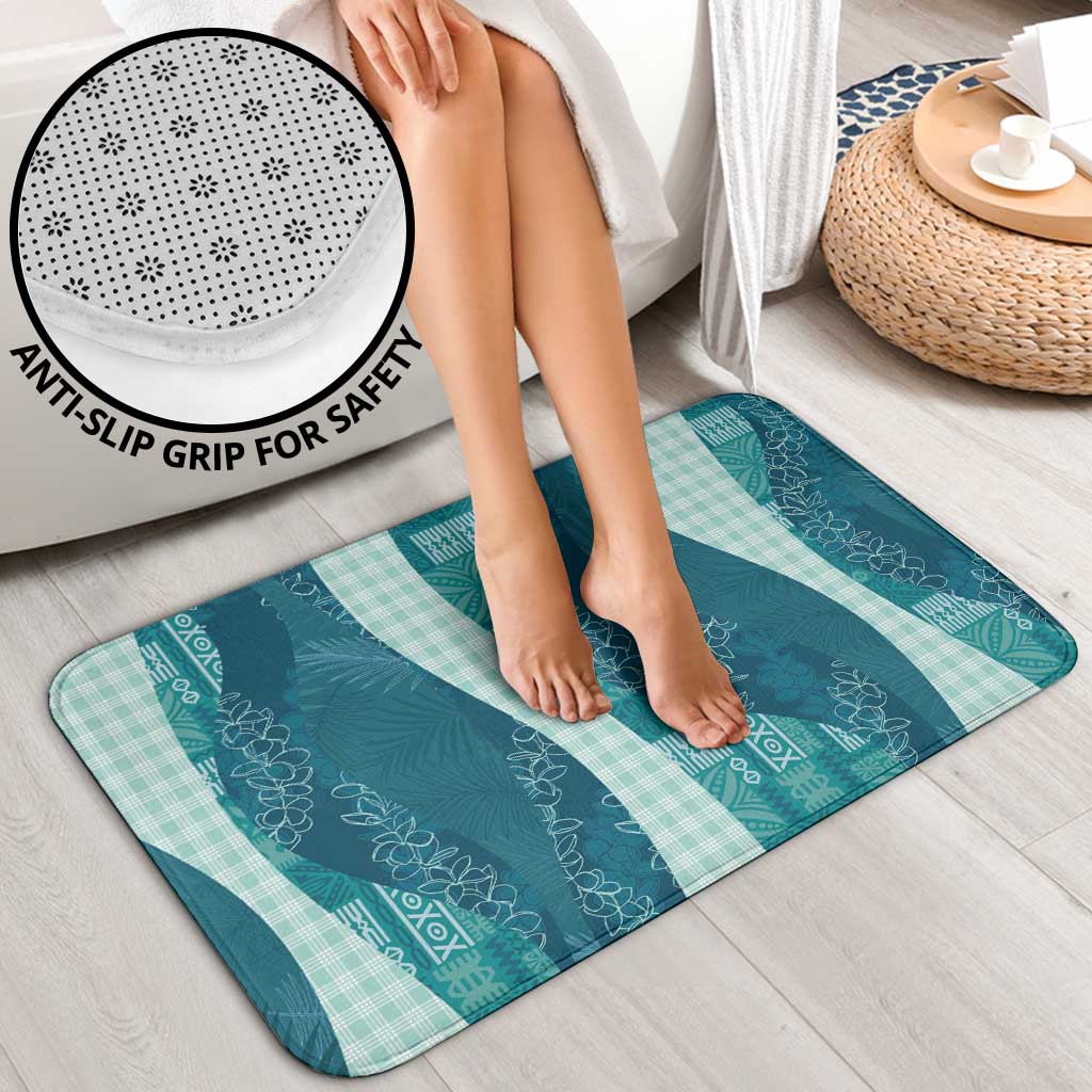 Polynesian Tribal Pattern Patchwork Picturesque Bathroom Set Oceanic