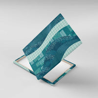 Polynesian Tribal Pattern Patchwork Picturesque Canvas Wall Art Oceanic