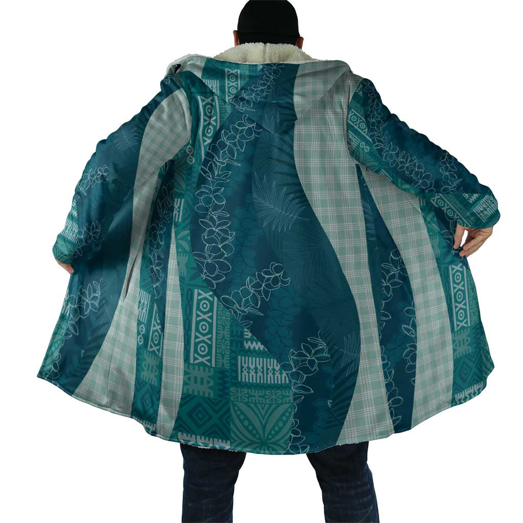 Polynesian Tribal Pattern Patchwork Picturesque Cloak Oceanic
