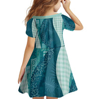 Polynesian Tribal Pattern Patchwork Picturesque Family Matching Tank Maxi Dress and Hawaiian Shirt Oceanic