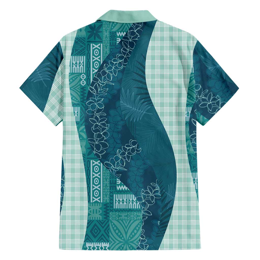 Polynesian Tribal Pattern Patchwork Picturesque Family Matching Tank Maxi Dress and Hawaiian Shirt Oceanic