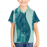 Polynesian Tribal Pattern Patchwork Picturesque Hawaiian Shirt Oceanic