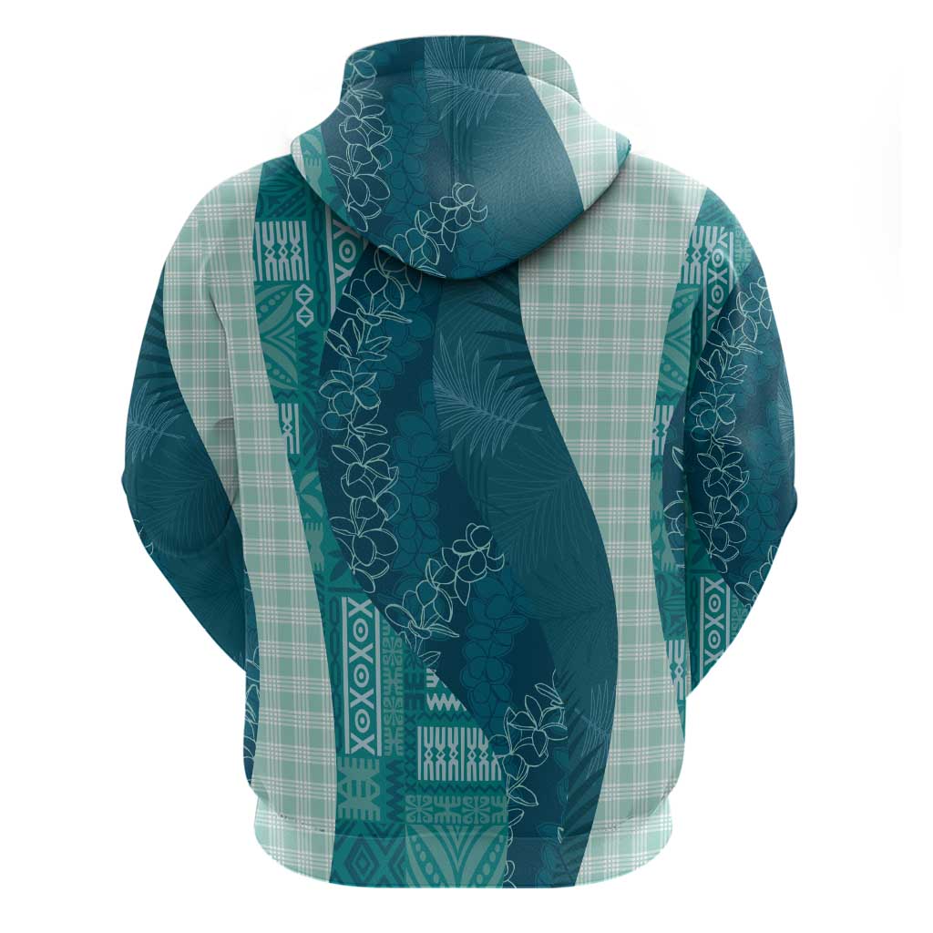 Polynesian Tribal Pattern Patchwork Picturesque Hoodie Oceanic