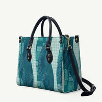 Polynesian Tribal Pattern Patchwork Picturesque Leather Bag Oceanic