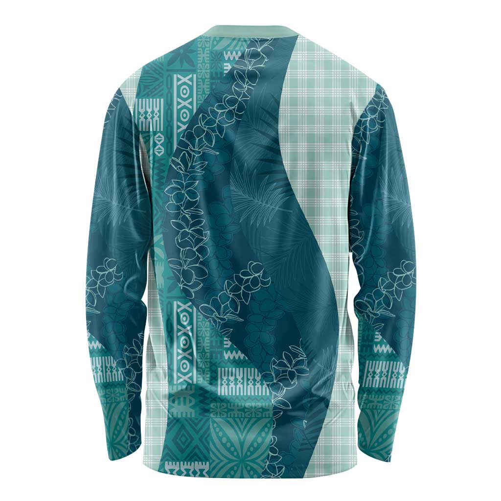 Polynesian Tribal Pattern Patchwork Picturesque Long Sleeve Shirt Oceanic