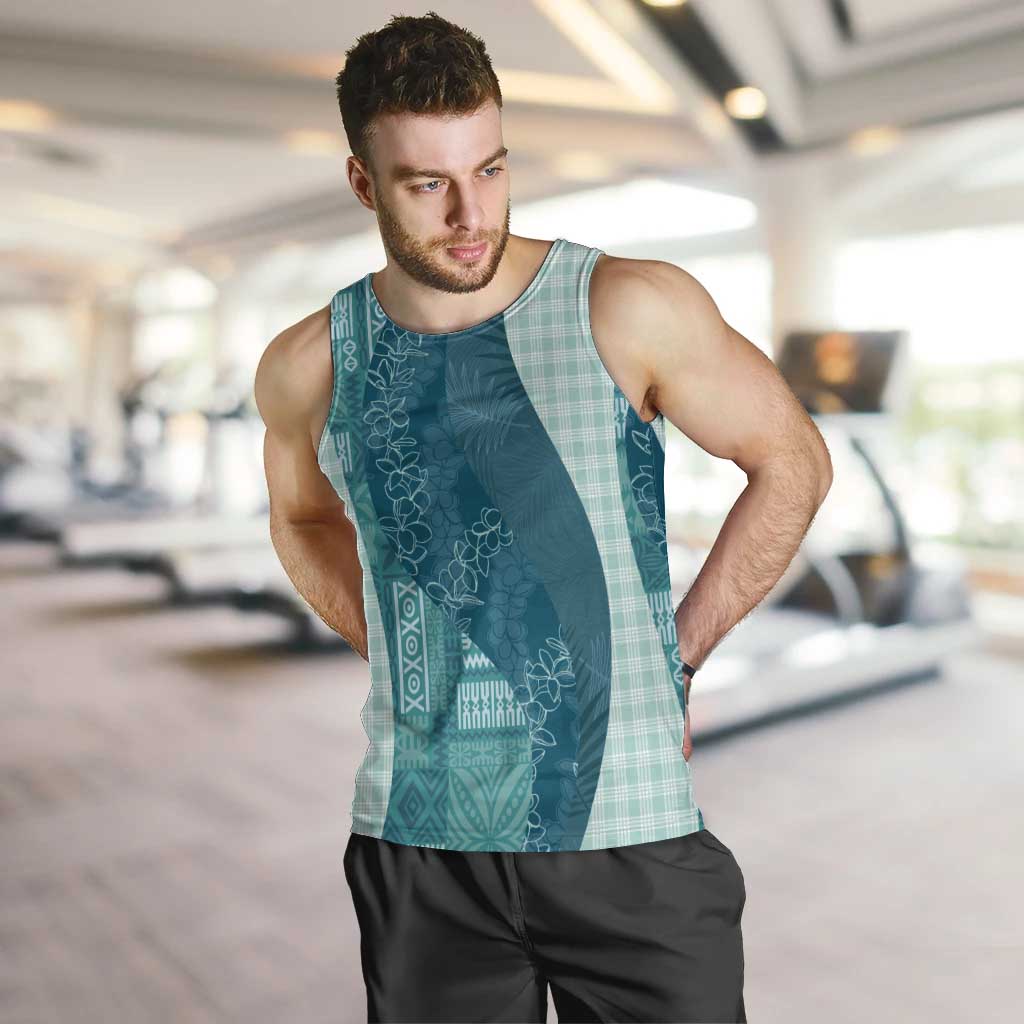 Polynesian Tribal Pattern Patchwork Picturesque Men Tank Top Oceanic
