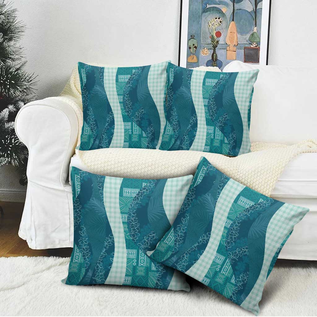 Polynesian Tribal Pattern Patchwork Picturesque Pillow Cover Oceanic