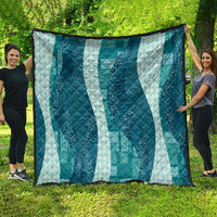 Polynesian Tribal Pattern Patchwork Picturesque Quilt Oceanic