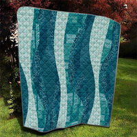 Polynesian Tribal Pattern Patchwork Picturesque Quilt Oceanic
