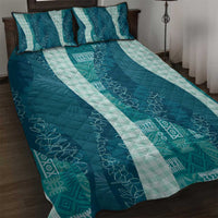 Polynesian Tribal Pattern Patchwork Picturesque Quilt Bed Set Oceanic