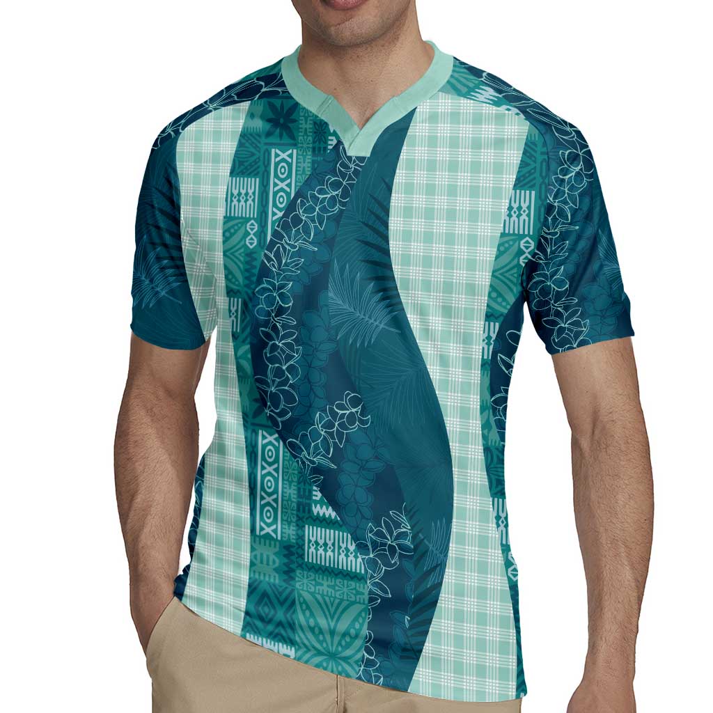 Polynesian Tribal Pattern Patchwork Picturesque Rugby Jersey Oceanic