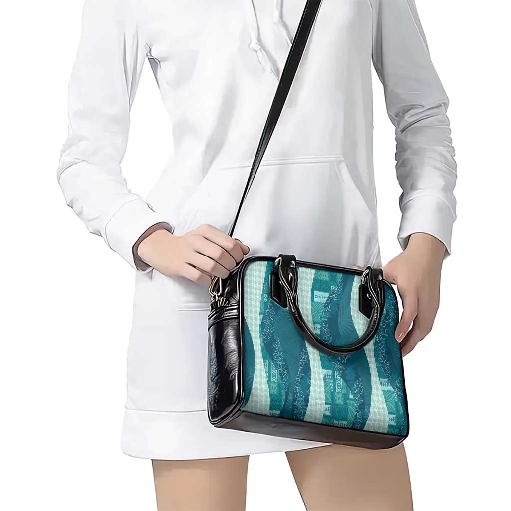 Polynesian Tribal Pattern Patchwork Picturesque Shoulder Handbag Oceanic