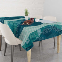 Polynesian Tribal Pattern Patchwork Picturesque Tablecloth Oceanic