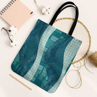 Polynesian Tribal Pattern Patchwork Picturesque Tote Bag Oceanic