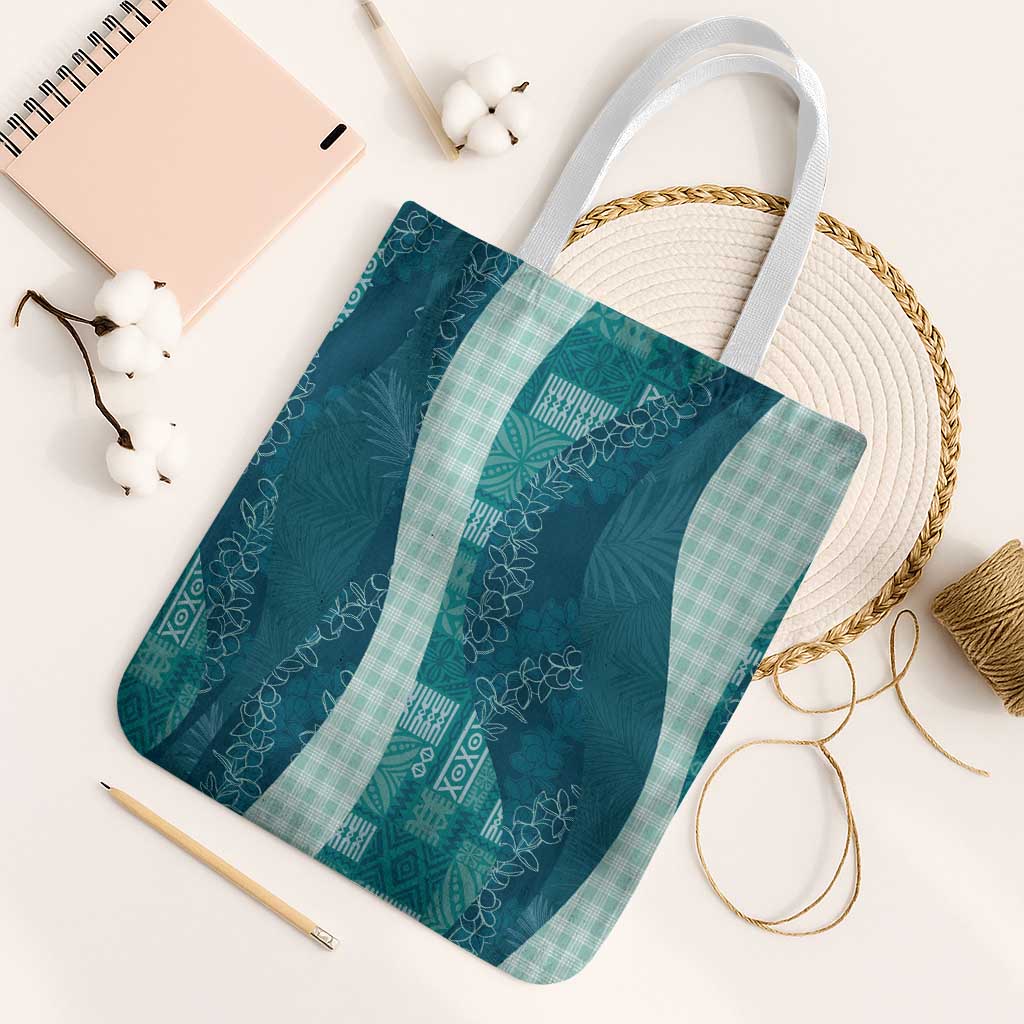 Polynesian Tribal Pattern Patchwork Picturesque Tote Bag Oceanic