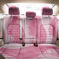 Polynesian Tribal Pattern Patchwork Picturesque Back Car Seat Cover Rose Pink