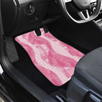 Polynesian Tribal Pattern Patchwork Picturesque Car Mats Rose Pink