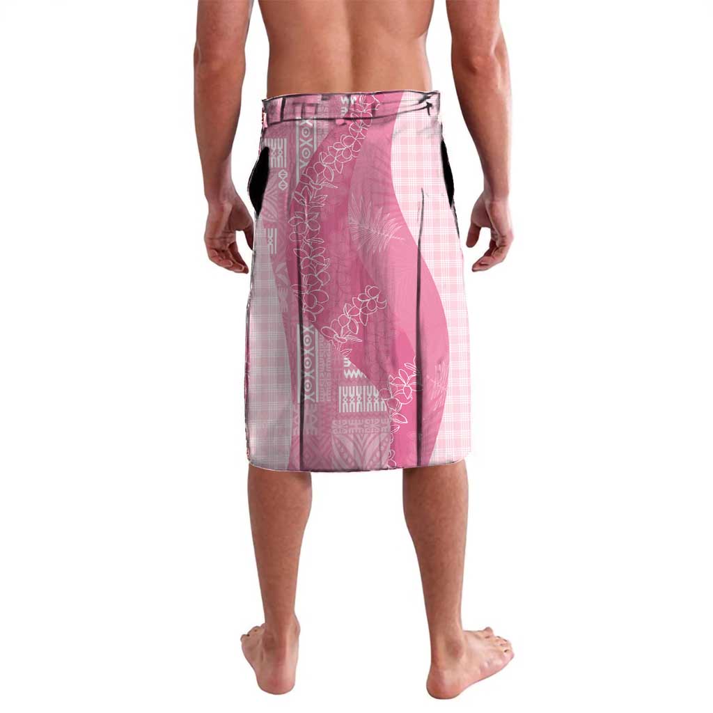 Polynesian Tribal Pattern Patchwork Picturesque Lavalava Rose Pink