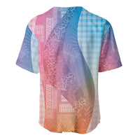 Polynesian Tribal Pattern Patchwork Picturesque Baseball Jersey Holographic