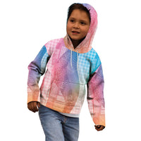 Polynesian Tribal Pattern Patchwork Picturesque Kid Hoodie Holographic