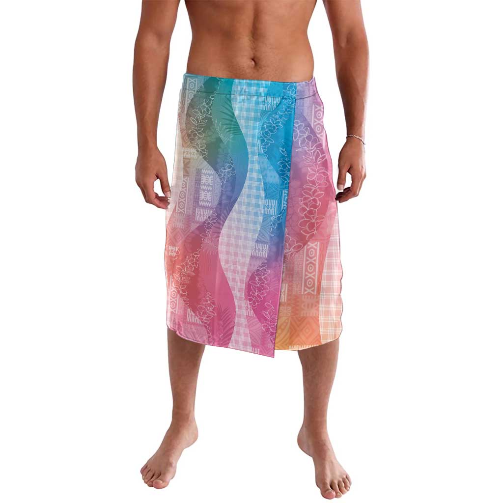 Polynesian Tribal Pattern Patchwork Picturesque Lavalava Holographic