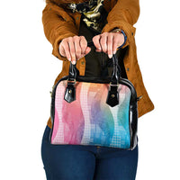 Polynesian Tribal Pattern Patchwork Picturesque Shoulder Handbag Holographic