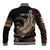 Personalized Solomon Islands Crocodile Baseball Jacket Hapi Isles - Independence Anniversary