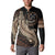 Personalized Solomon Islands Crocodile Button Sweatshirt Hapi Isles - Independence Anniversary