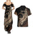 Personalized Solomon Islands Crocodile Couples Matching Summer Maxi Dress and Hawaiian Shirt Hapi Isles - Independence Anniversary