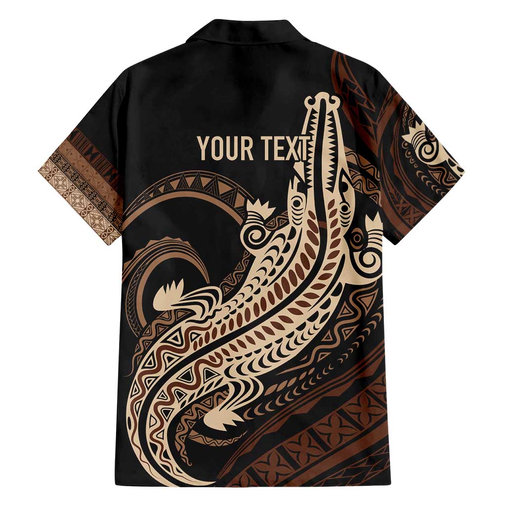 Personalized Solomon Islands Crocodile Family Matching Summer Maxi Dress and Hawaiian Shirt Hapi Isles - Independence Anniversary