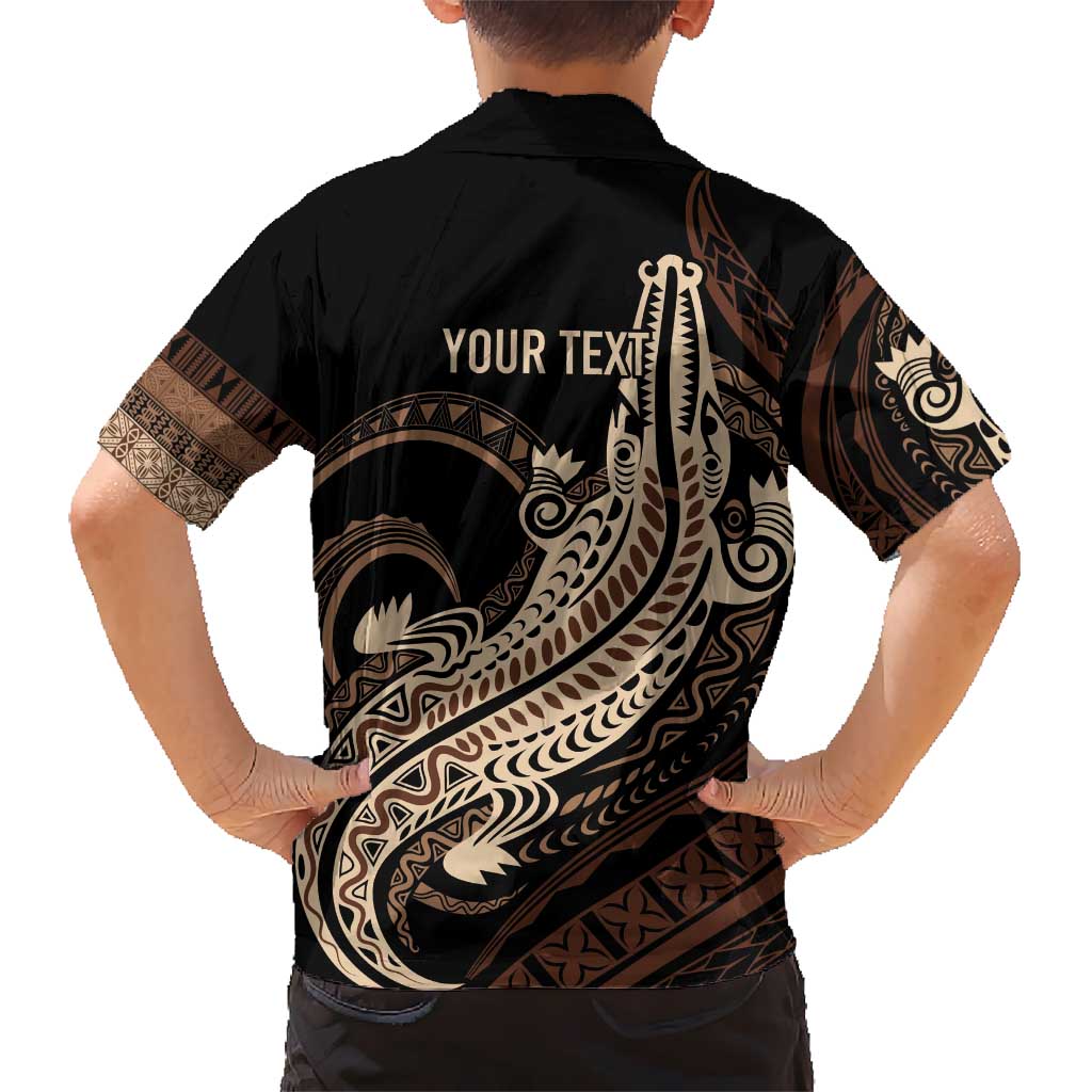 Personalized Solomon Islands Crocodile Hawaiian Shirt Hapi Isles - Independence Anniversary