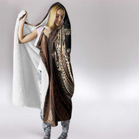 Personalized Solomon Islands Crocodile Hooded Blanket Hapi Isles - Independence Anniversary